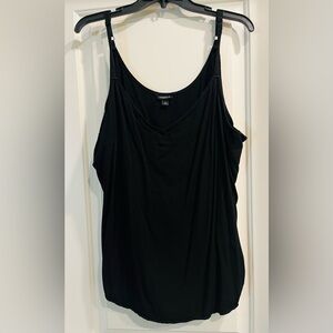Torrid Black Sleeveless Tank Top